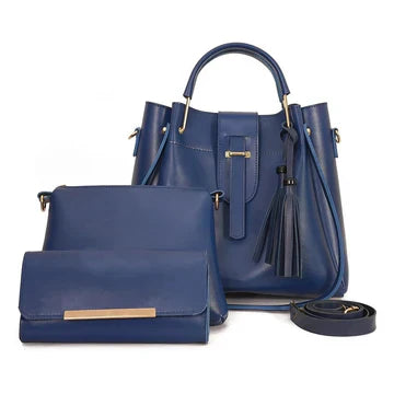 New Luxury 3 IN 1 Ladies Leather Handbags Set